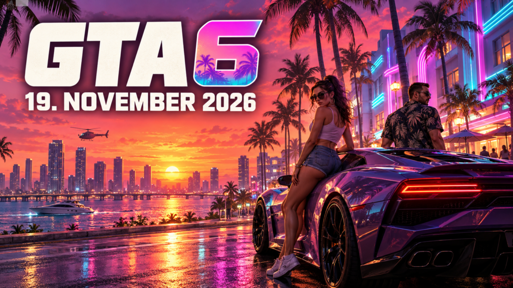 GTA 6 erscheint im November 2026: Der Countdown für die Rückkehr nach Vice City läuft